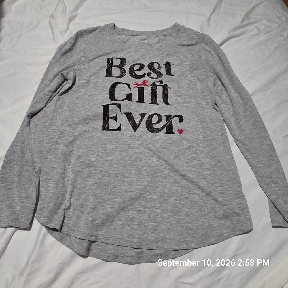 Isabel Maternity Ingrid & Isabel Best Gift Ever Graphic Tee Heather Grey Medium